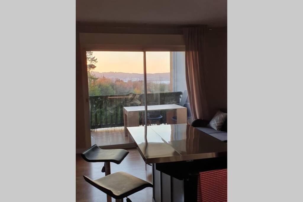 Hendaye: Joli T3, Piscine Et Parking Avec Vue Sur L'Ocean Exterior foto