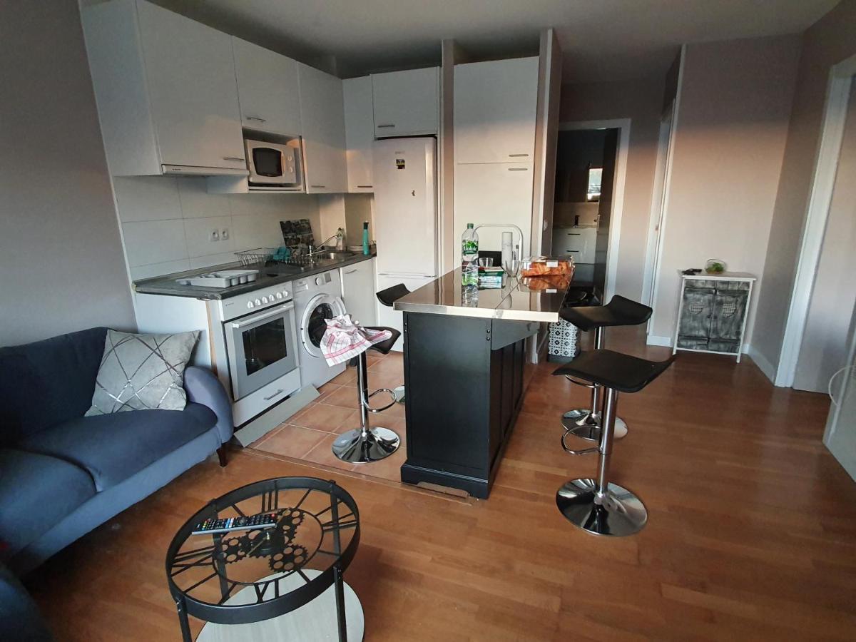 Hendaye: Joli T3, Piscine Et Parking Avec Vue Sur L'Ocean Exterior foto